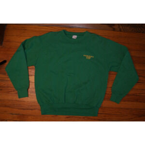Vtg 80s AFSCME People VIP Green Crewneck Sweatshirt Mens XL Windjammer USA Made
